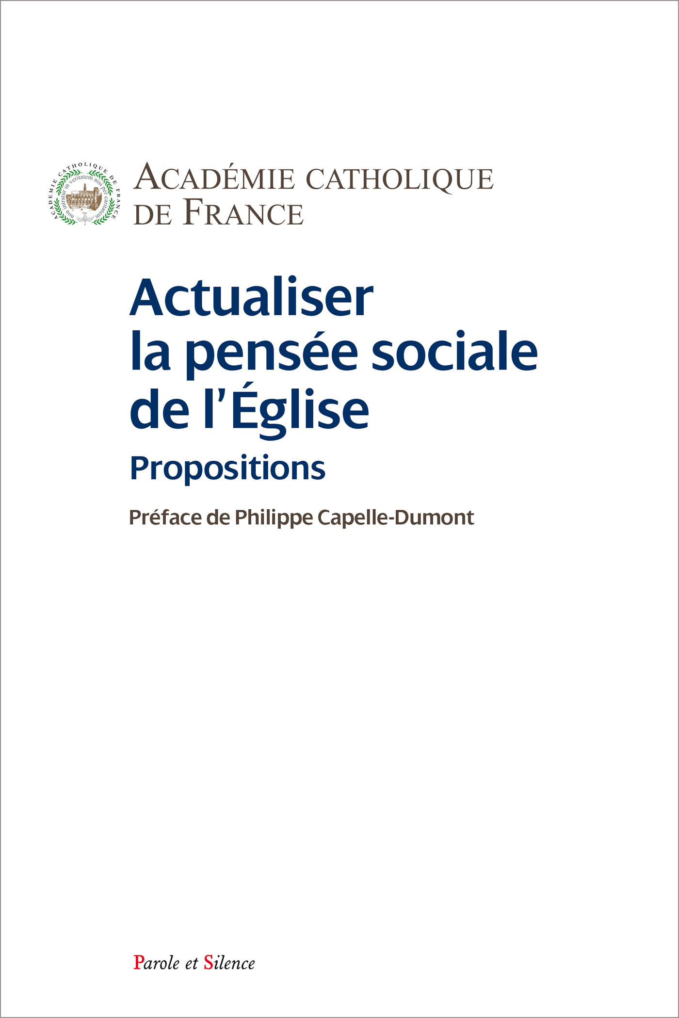 Actualiser la pense sociale de l'glise