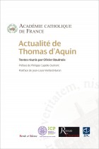 Actualit de saint Thomas d'Aquin