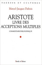 Aristote ou le livre des acceptions multiples