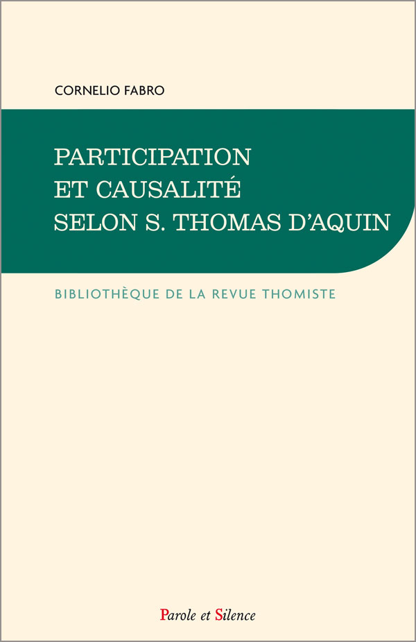 Participation et causalit selon saint Thomas