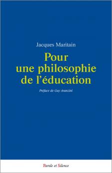 Pour une philosophie de l'ducation