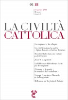 Civilt Cattolica Janvier 2018