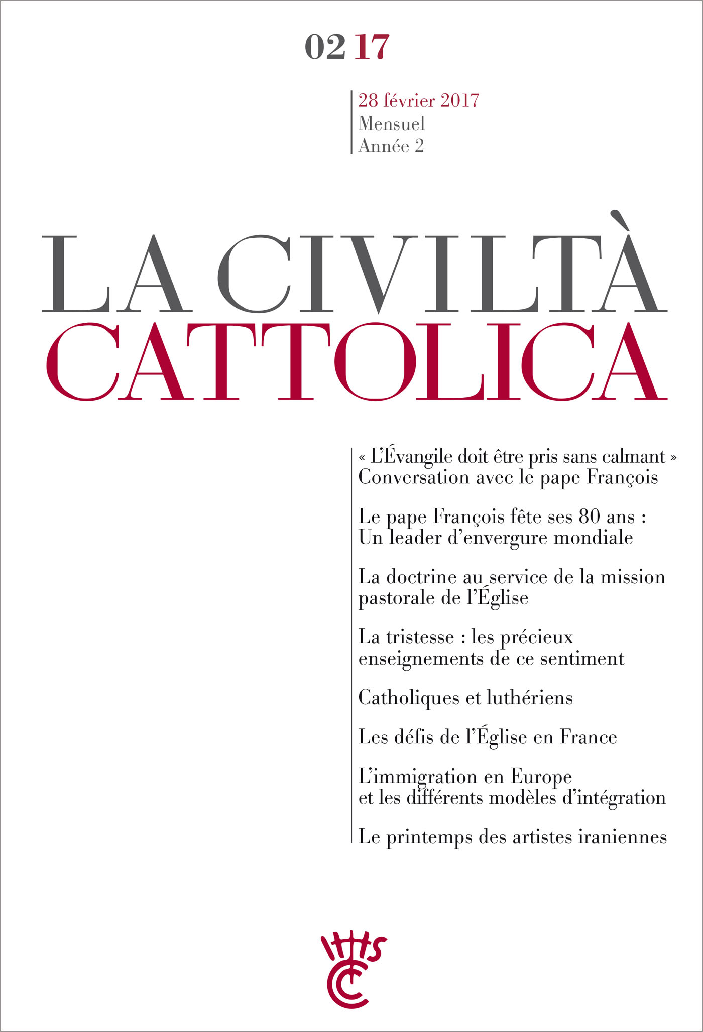 Civiltà Cattolica - Février 2017