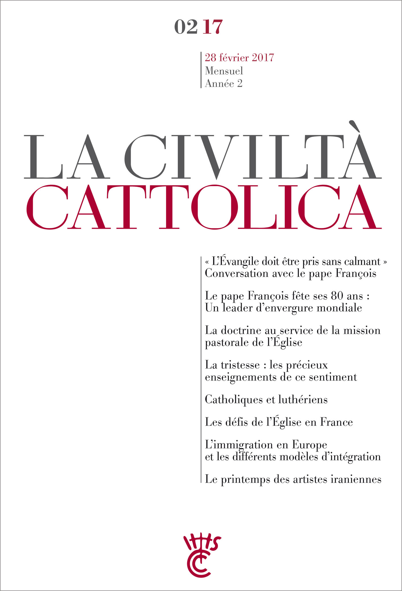 Civilt Cattolica - Fvrier 2017