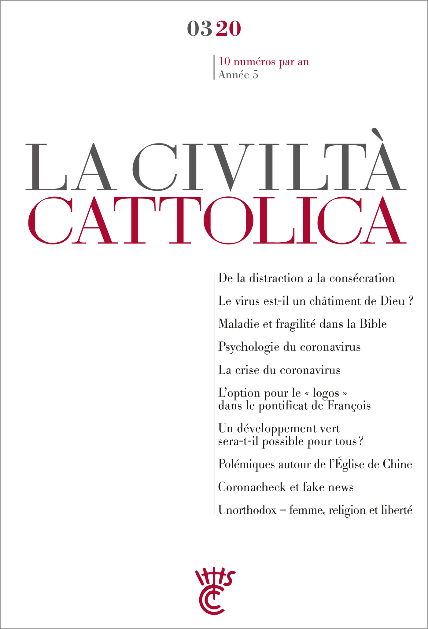 LA CIVILTA CATTOLICA 0320