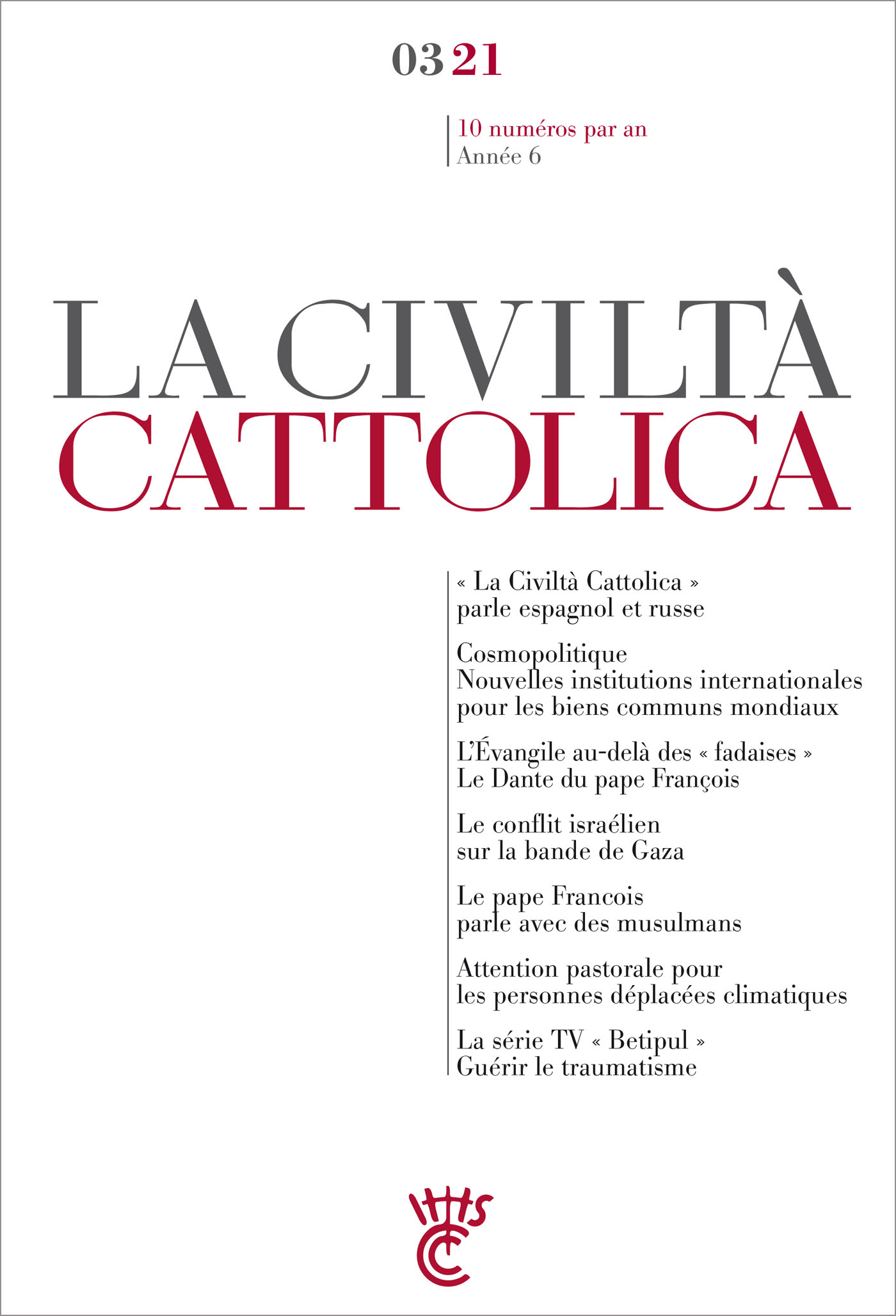 LA CIVILTA CATTOLICA 0321