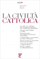Civilta Cattolica - Avril 2019
