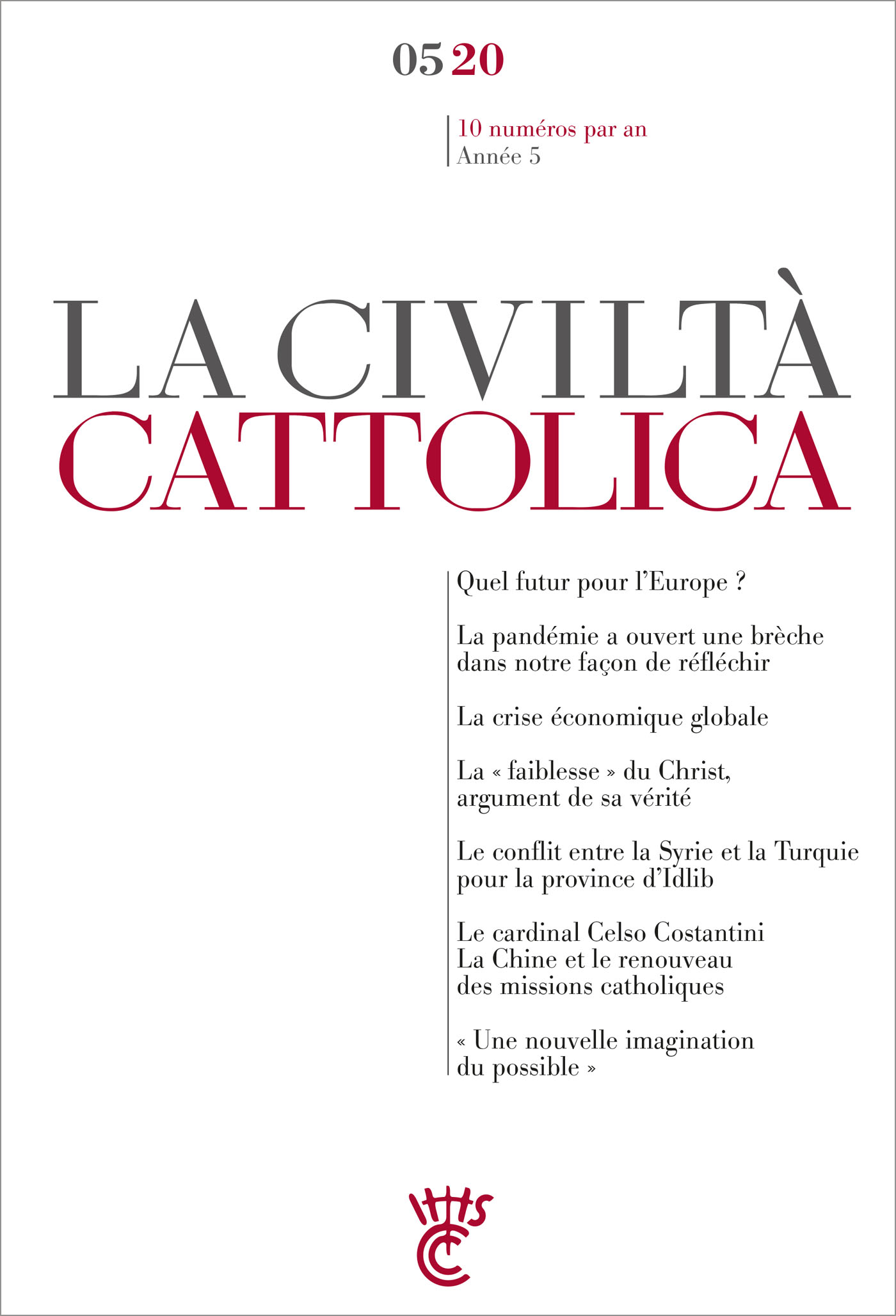 LA CIVILTA CATTOLICA 0520