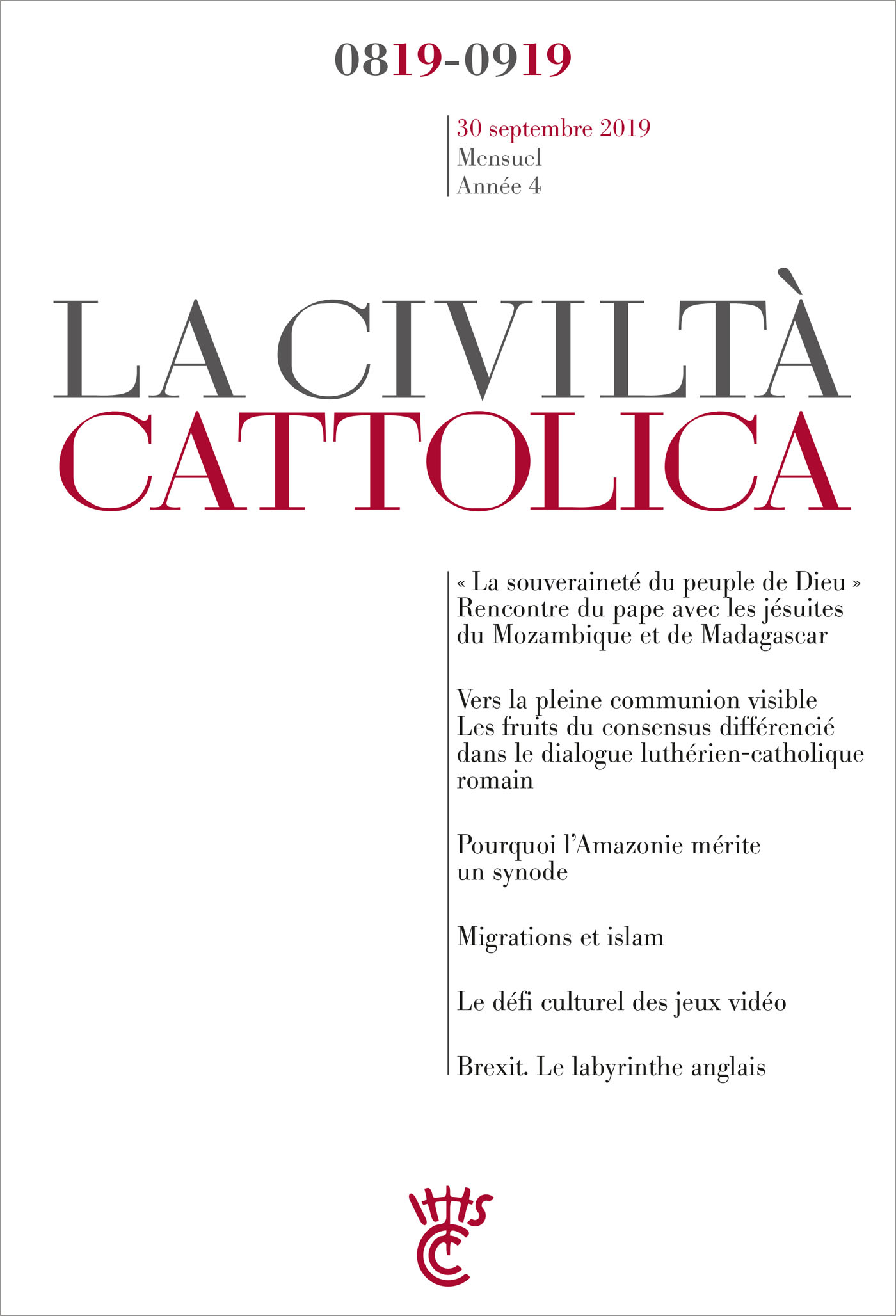 Civilta aot-septembre 2019