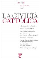 Civilt Cattolica Novembre-Dcembre 2017