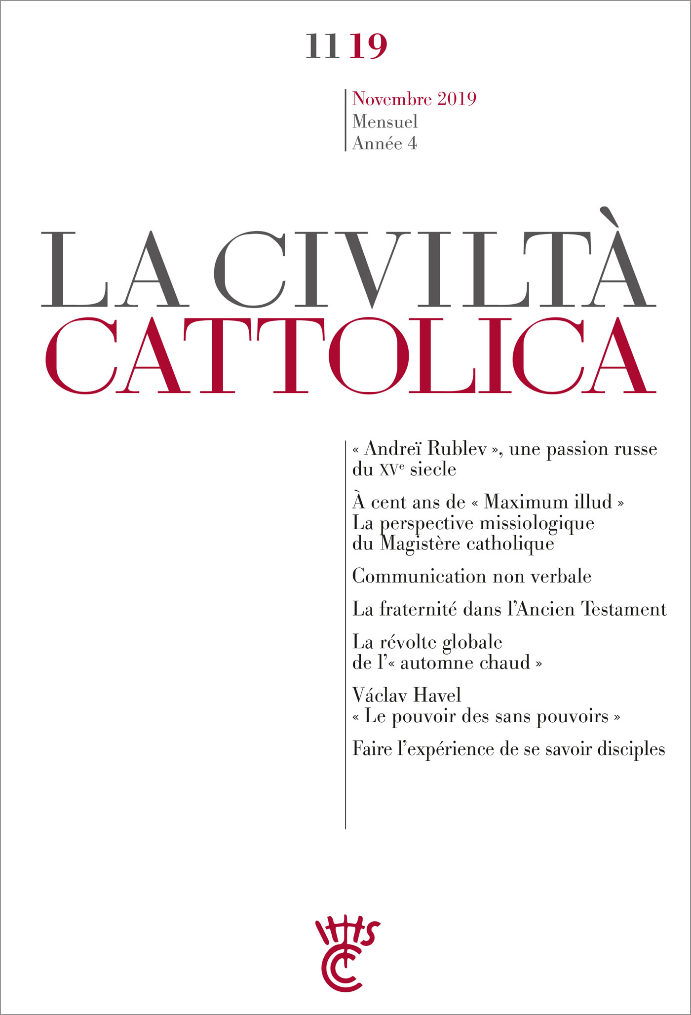 La Civilta Cattolica - Novembre 2019