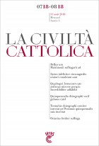 Civiltà Cattolica JUILLET-AOÛT 2018