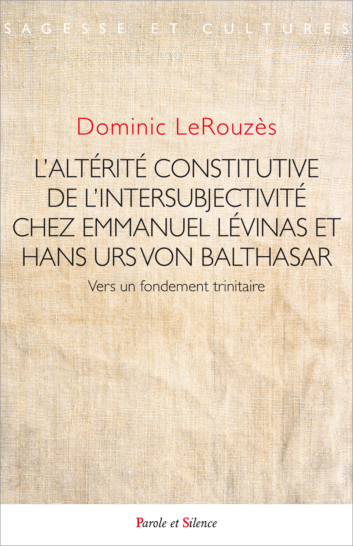 L'altrit constitutive de l'intersubjectivit