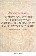 L'altrit constitutive de l'intersubjectivit