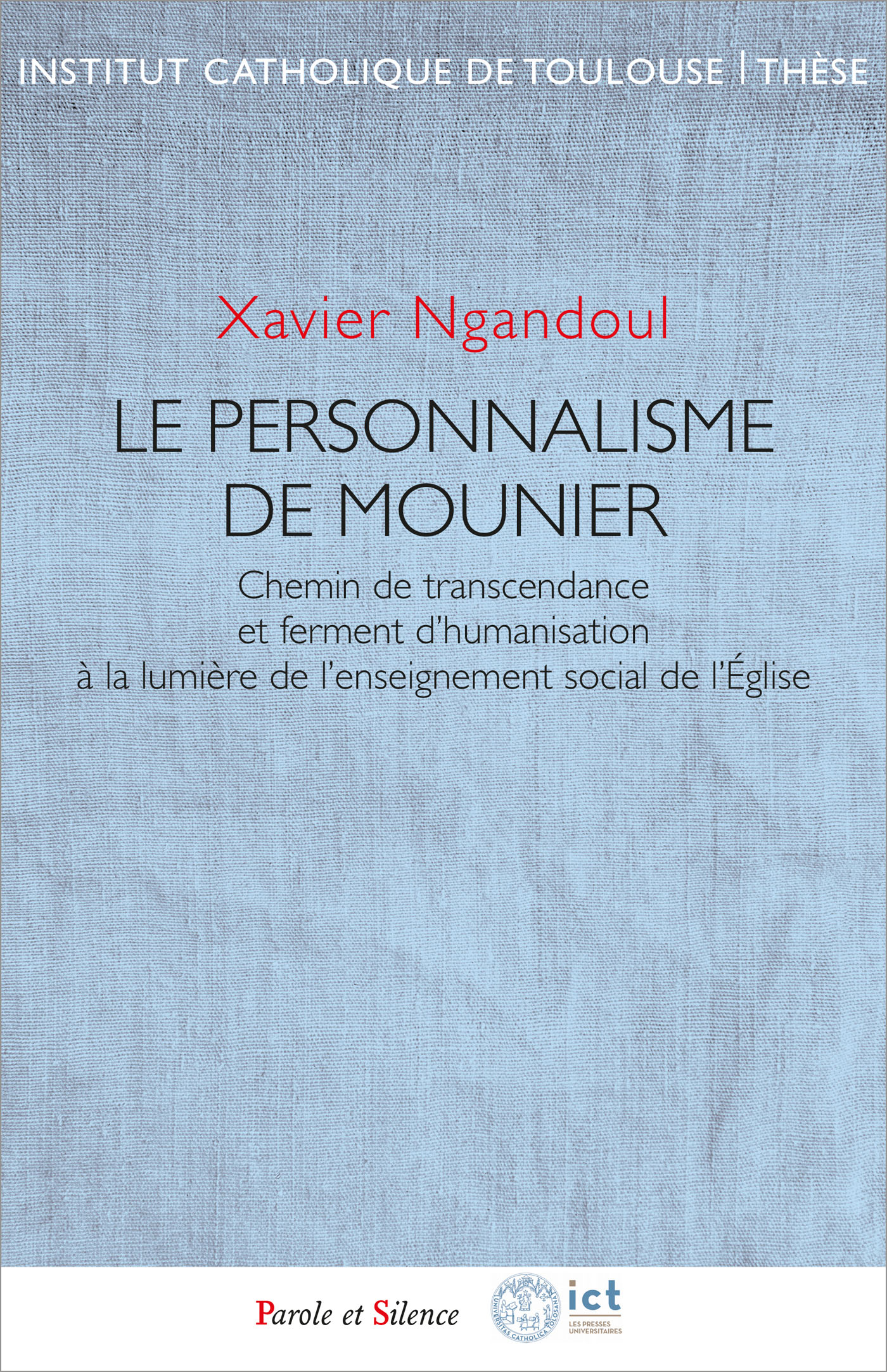 Le personnalisme de Mounier