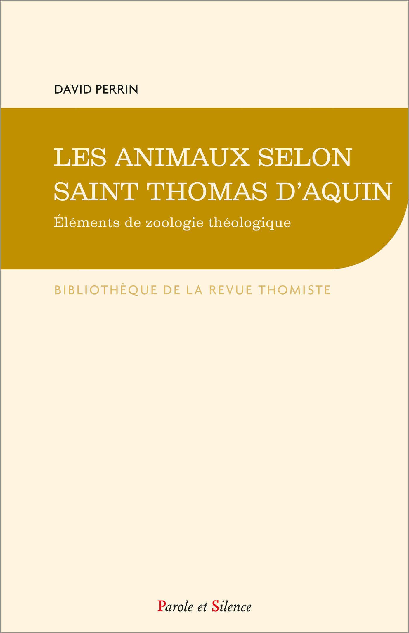 Les animaux selon saint Thomas dAquin