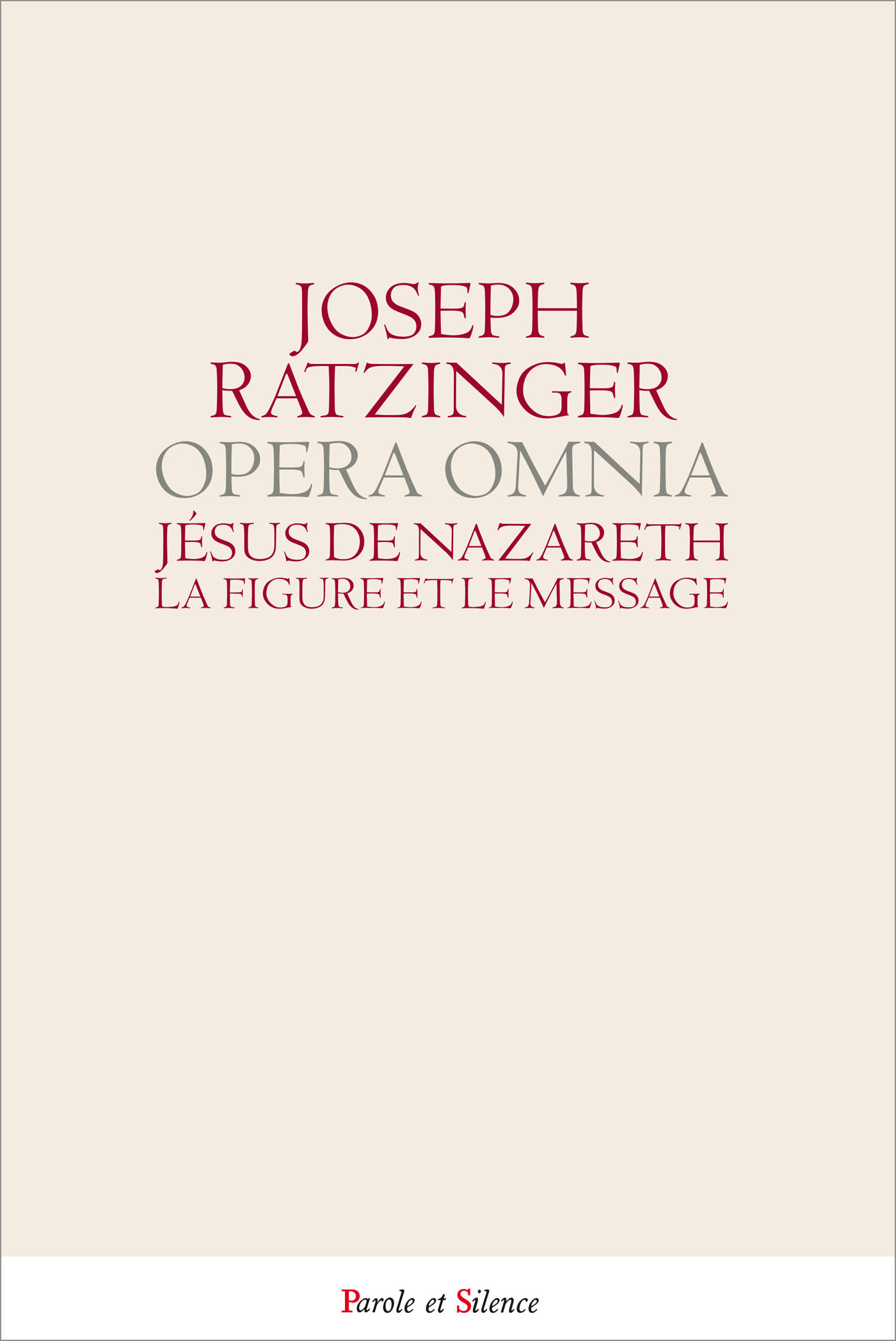 Jsus de Nazareth / Opera omnia reli