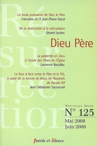 Rsurrection, n 125. Dieu pre