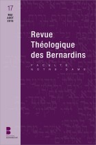 Revue théologique des Bernardins 17