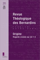 Revue Thologique des Bernardins n20