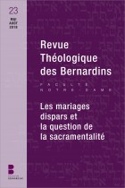 Revue Théologique des Bernardins n°23