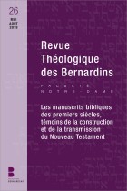 Revue Théologique des Bernardins n°26